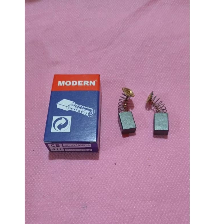 แกนม้วนแปรงถ่าน Charcoal MODERN CB-411 / CB 411 - คุณภาพสูง - เนื้อหา 1 คู่