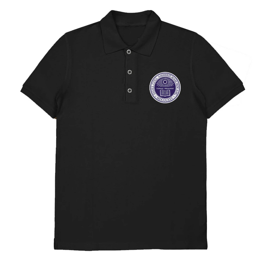 AMHERST College University Massachusetts เสื้อยืดผ้าฝ้ายพรีเมี่ยม