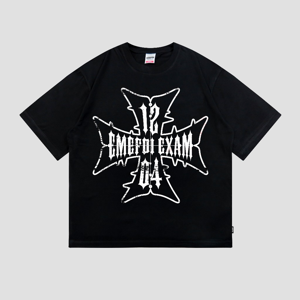 EMEFDI TSHIRT OVERSIZE รหัส TRIBAL BLACK - COTTON OVERSIZE TSHIRT