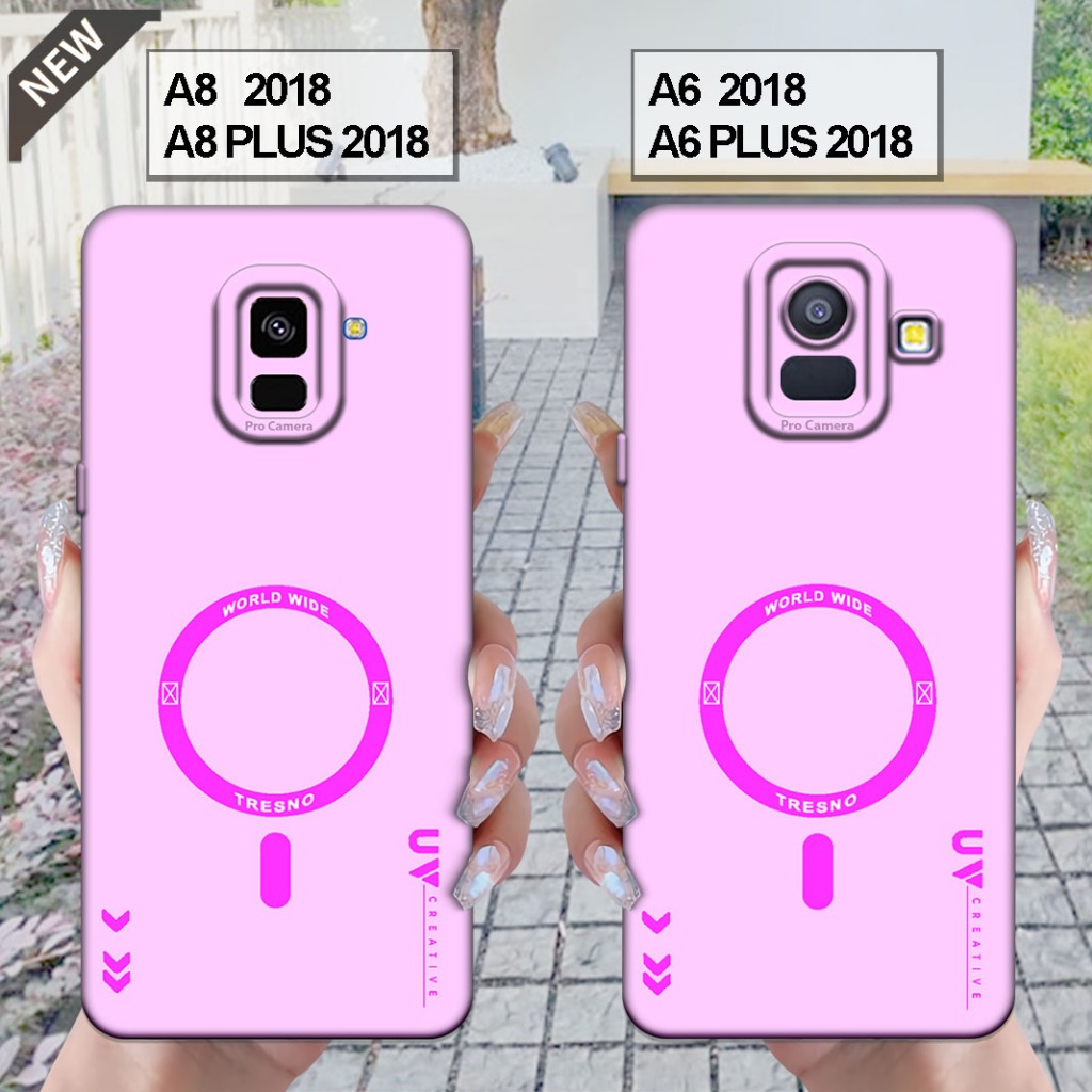 เคส Samsung A6 2018 | A6 PLUS 2018 - ซัมซุง A8 2018 | A8 PLUS 2018 _ปลอกซิลิโคนสีดําใส