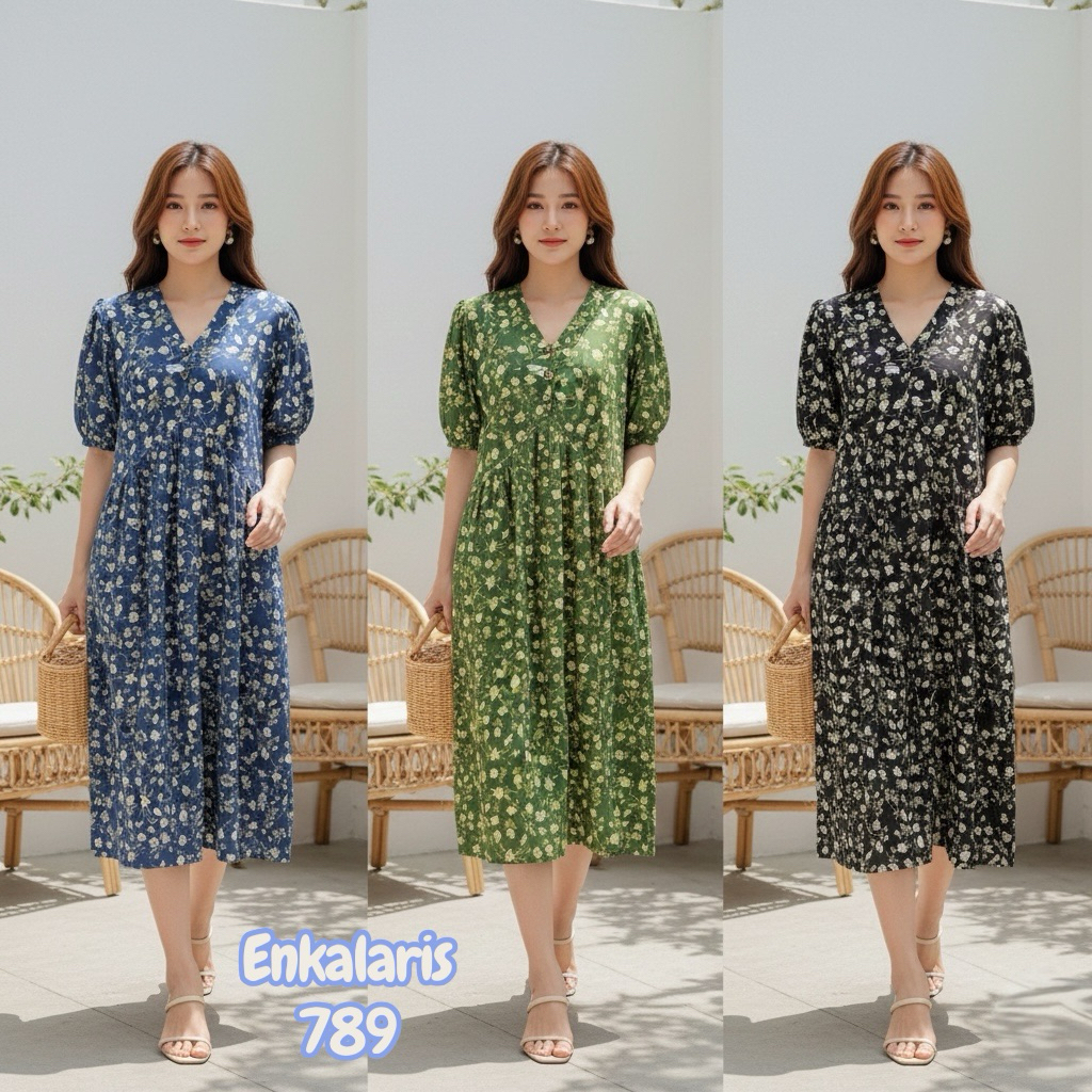 Enkalaris789 - เฉพาะใน shopee / Enka Rayon Daster / All Size Ld 110 - 120 / Busui friendly / Womens 