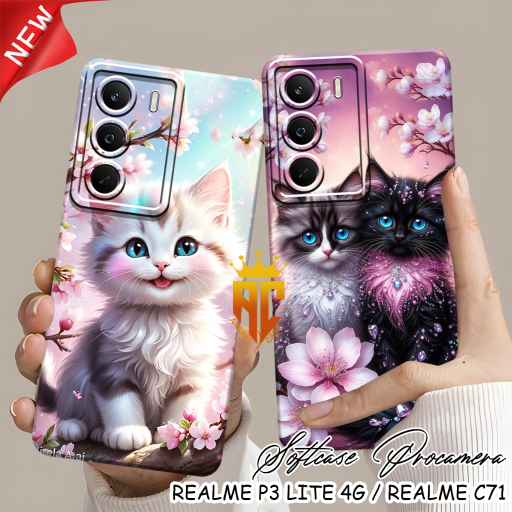 Softcase Realme p3 Lite 4g - เคส Realme c71 4g - Realme c75 - Realme c75x - Realme c73 Motif Wallpap