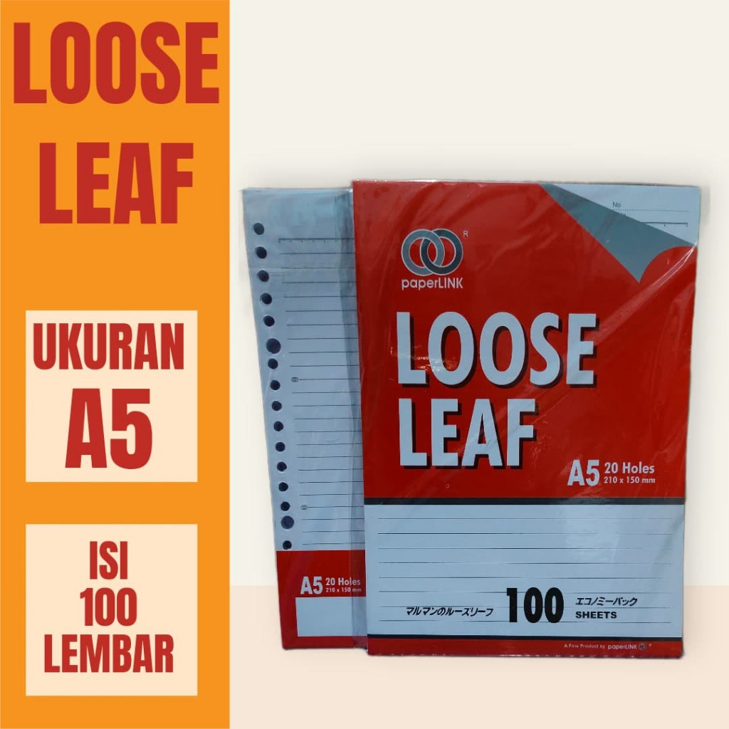 LOOSE LEAF A5 ลาย 100 แผ่น