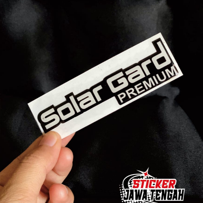 สติ๊กเกอร์นูน / โลโก้สัญลักษณ์โฮโลแกรม SOLAR GARD PREMIUM 9 CM X 3 CM