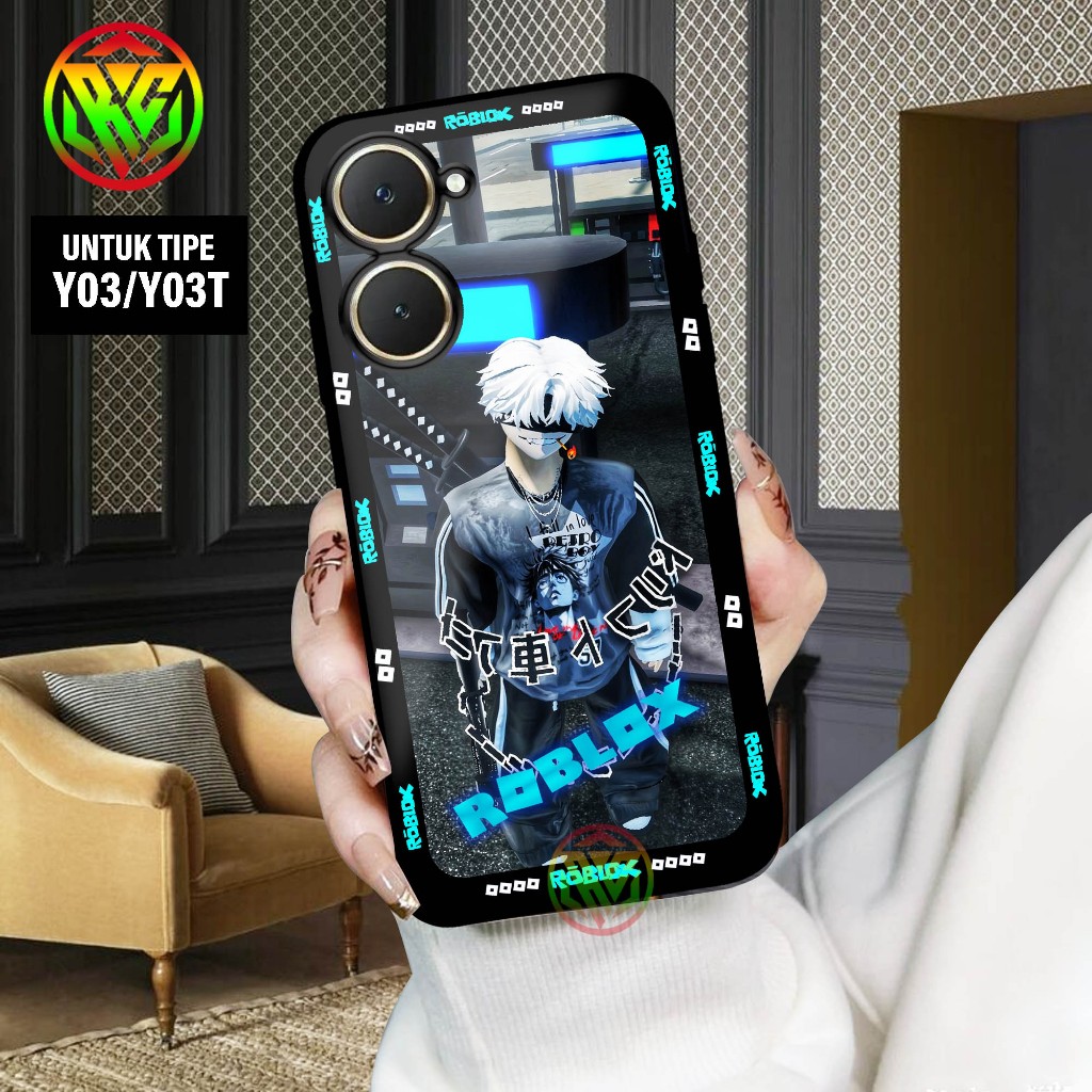 เคส Vivo Y03/Y03T - เคส Softcase Glass Shiny New Case เคสเคลือบเงา Hp Vivo Y03 [RBX Motif] - เคส Viv