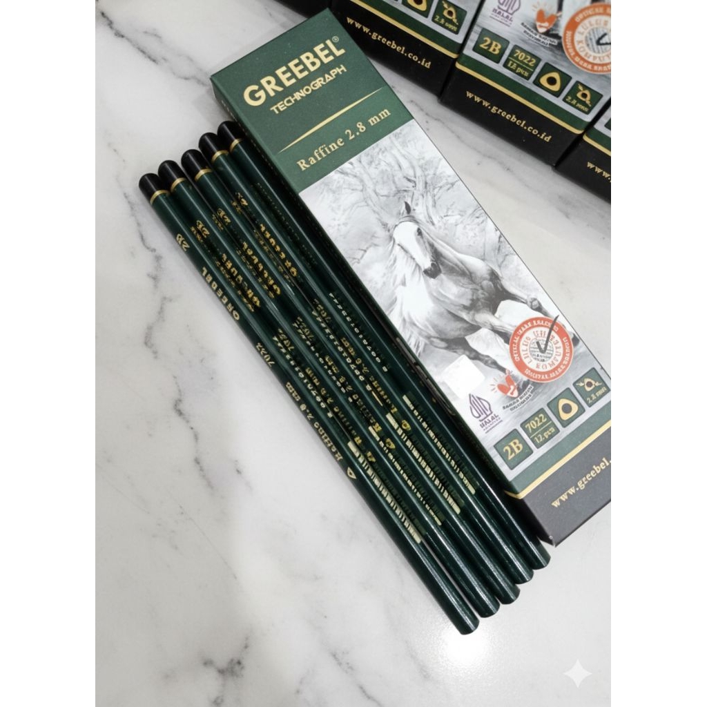 GREEBEL 2B PENCIL / TRIANGULAR PENCIL สําหรับคอมพิวเตอร์