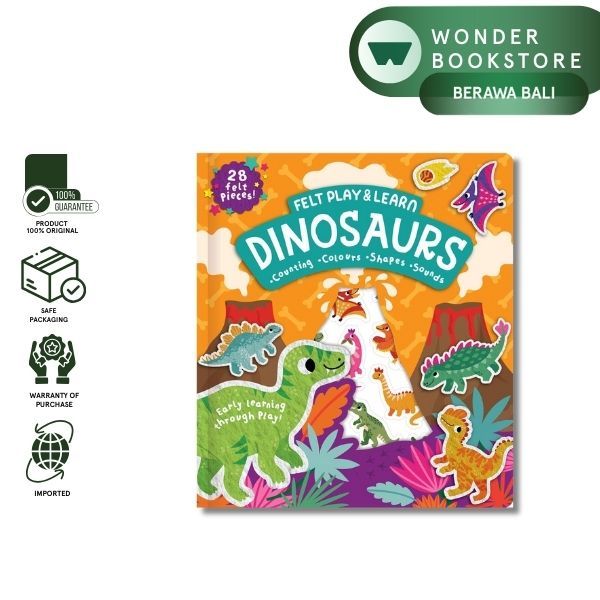 Imagine That - Felt Play And Learn Dinosaurs