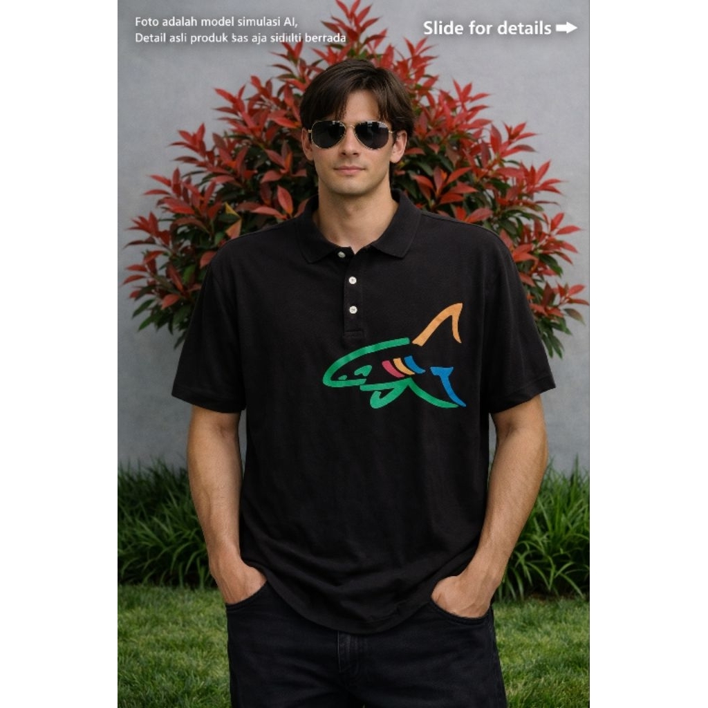 เสื้อโปโล Grego Norman 0R1 ไซส์ S (P74 x L57)