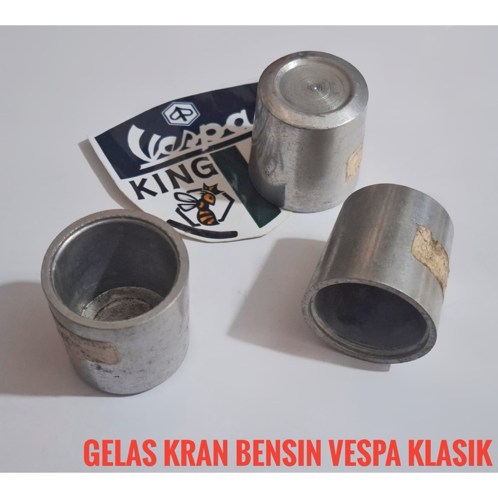 Classic Vespa perrol tap glass Vespa Vbb Vbb Super old year tap glass