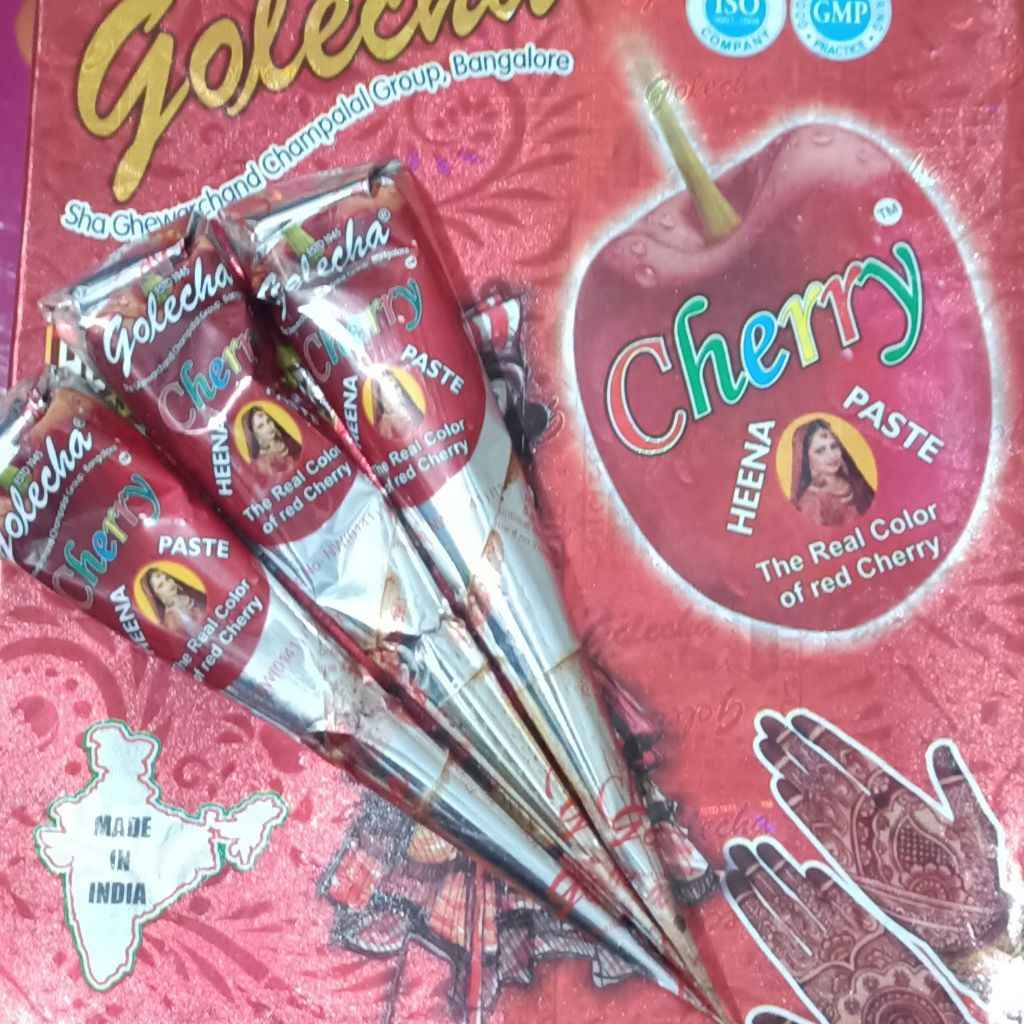 3ชิ้น | Neeha Golecha Cherry Original - Golecha Henna Chery