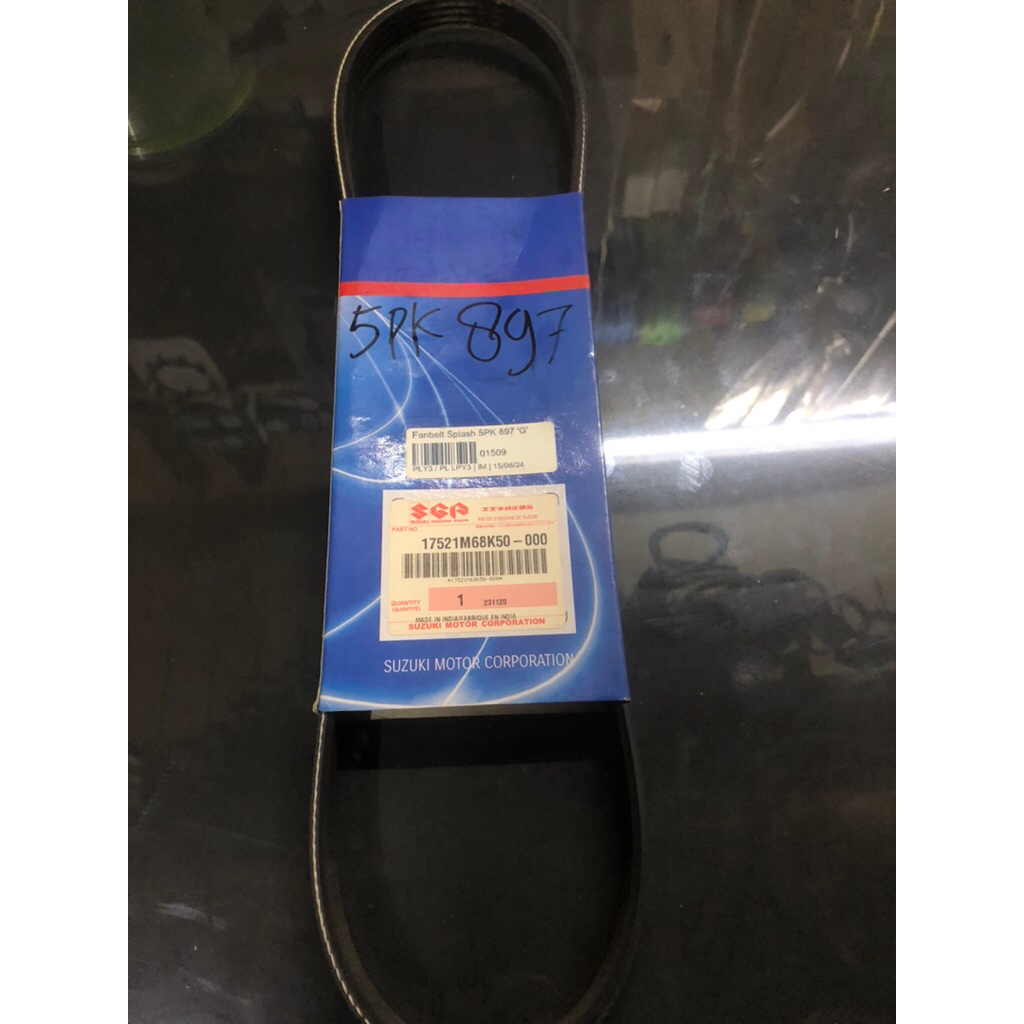 Fanbelt Fanbelt V เข็มขัดเครื่องกําเนิดไฟฟ้า สายพานพัดลม Baleno ใหม่/Spresso S Presso/Ignis/SX4 Scro