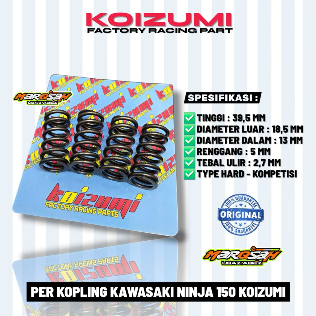 NINJA KOIZUMI CLUTCH SPRING NINJA R RR S SS ขับเคลื่อนยาก KOIZUMI