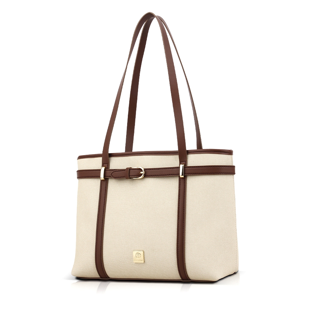 Les Catino Gudiya Pique Tote กระเป๋าสะพายไหล่