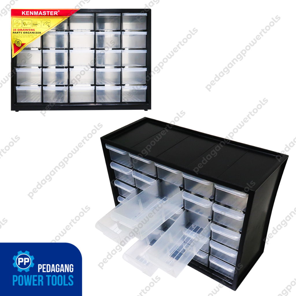 ชั้นวางของส่วนประกอบของ KENMASTER 25-Slot / กล่อง / ลิ้นชักพาร์ทิชันลิ้นชัก