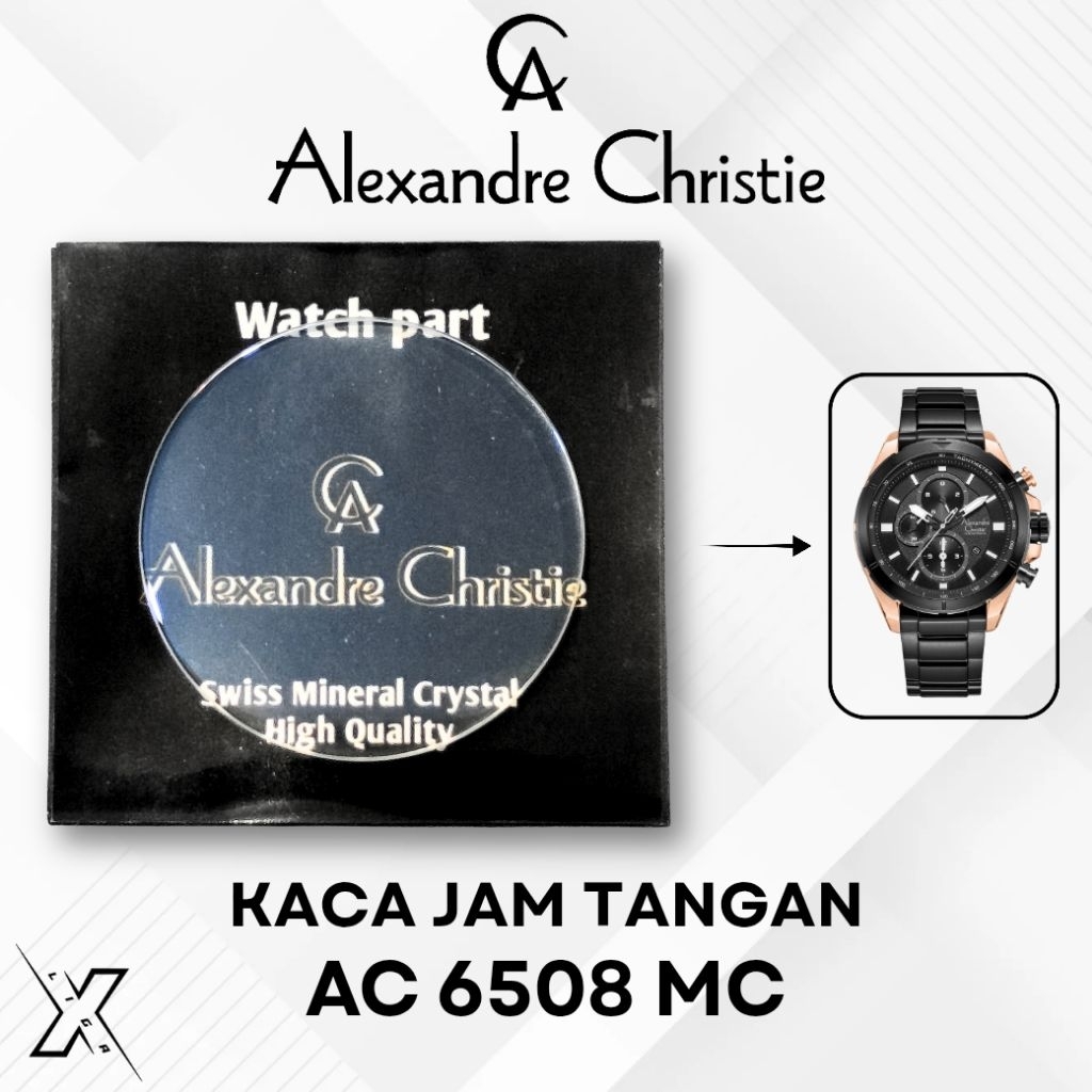 กระจกนาฬิกา Alexandre Christie AC 6508 MC