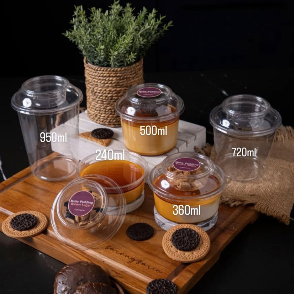 5 ชิ้นตัดผลไม้ RUJAK CUP / 2IN1 PACKAGING / PUDDING FLA PACKAGING