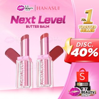 Hanasui Next Level Color Butter Balm Tinted Lip Balm Melembabkan Mencerahkan Bibir | TnT Beauty Shop