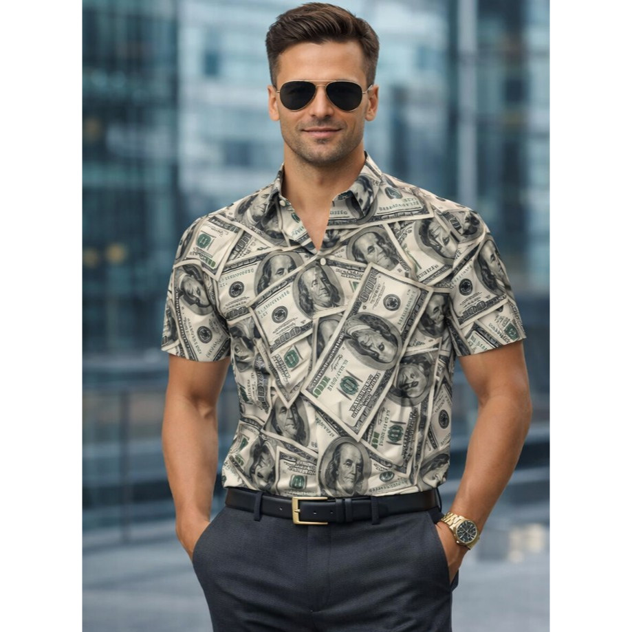 MATA KEMEJA Dollar Shirt - เสื้อ Dollar Money Eye - เสื้อดอลลาร์ 100