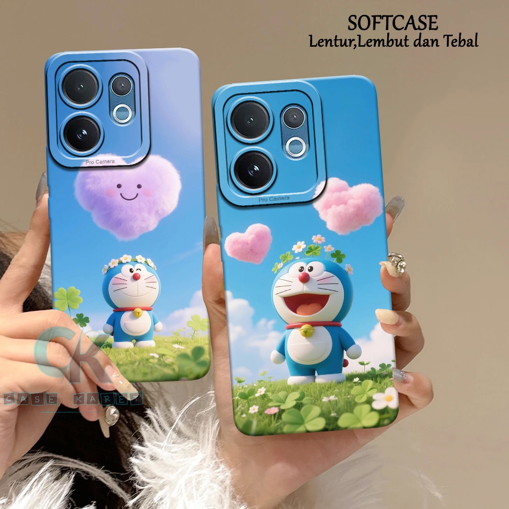 Soft Case Hp Vivo V60 5G 2025 - Casing Doraemon - Vivo V60 Lite 4G/5G V50 5G V50 Lite 4G/5G V40 5G V