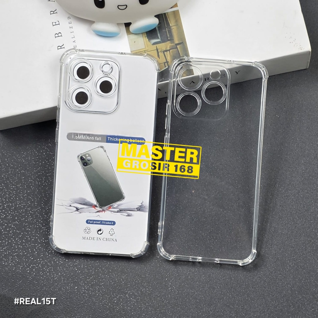 REALME 15T CASE AIRBAG ANTI CRACK THICK CLEAR CASE REALME 15T (AB-01)