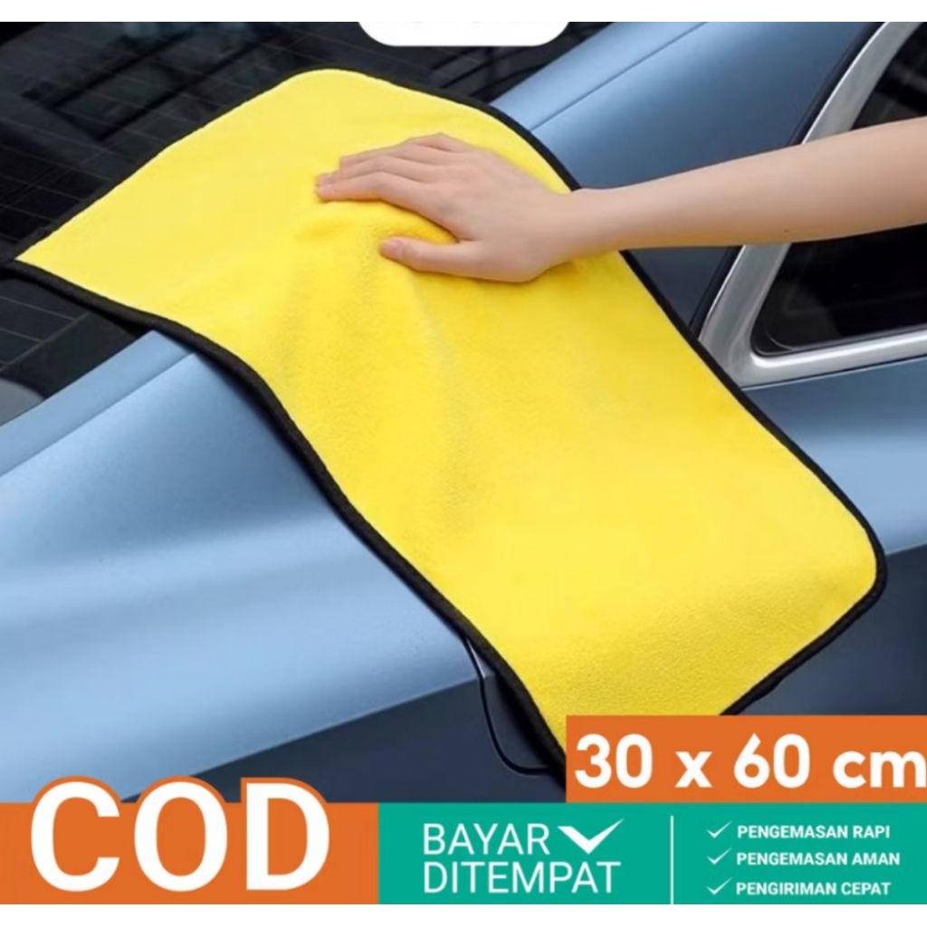 ผ้าไมโครไฟเบอร์ 30x30 30x40 30x60 ซม. น้ํายาทําความสะอาดใยก้อน 2 ด้าน สําหรับรถมอเตอร์ไซด์ รถยนต์ โต