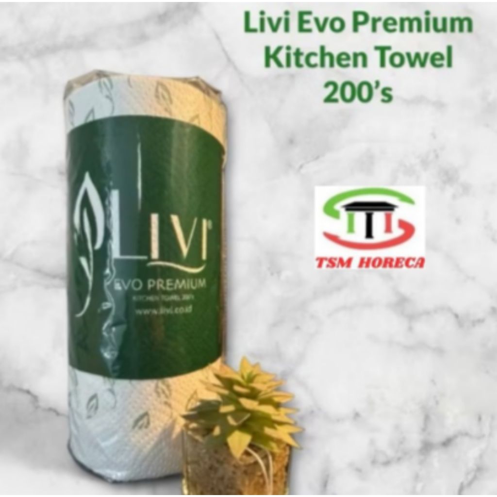 Livi Evo ผ้าเช็ดตัวพรีเมี่ยม Kitchen Maxi 200s