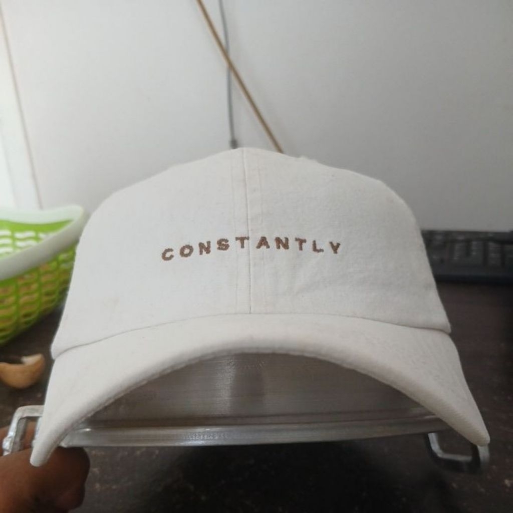 KATUN หมวกเบสบอลผ้าฝ้ายนุ่มสีขาว FRJ JEANS มือสอง Original ชุดเหล็กทุกขนาดไม่มีลบ