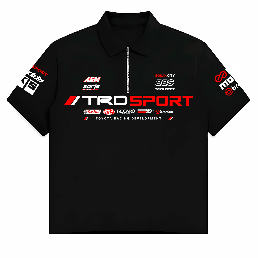 เสื้อโปโล TRD SPORT| POLLO ZIPPER | เสื้อโปโล TRD SPORT