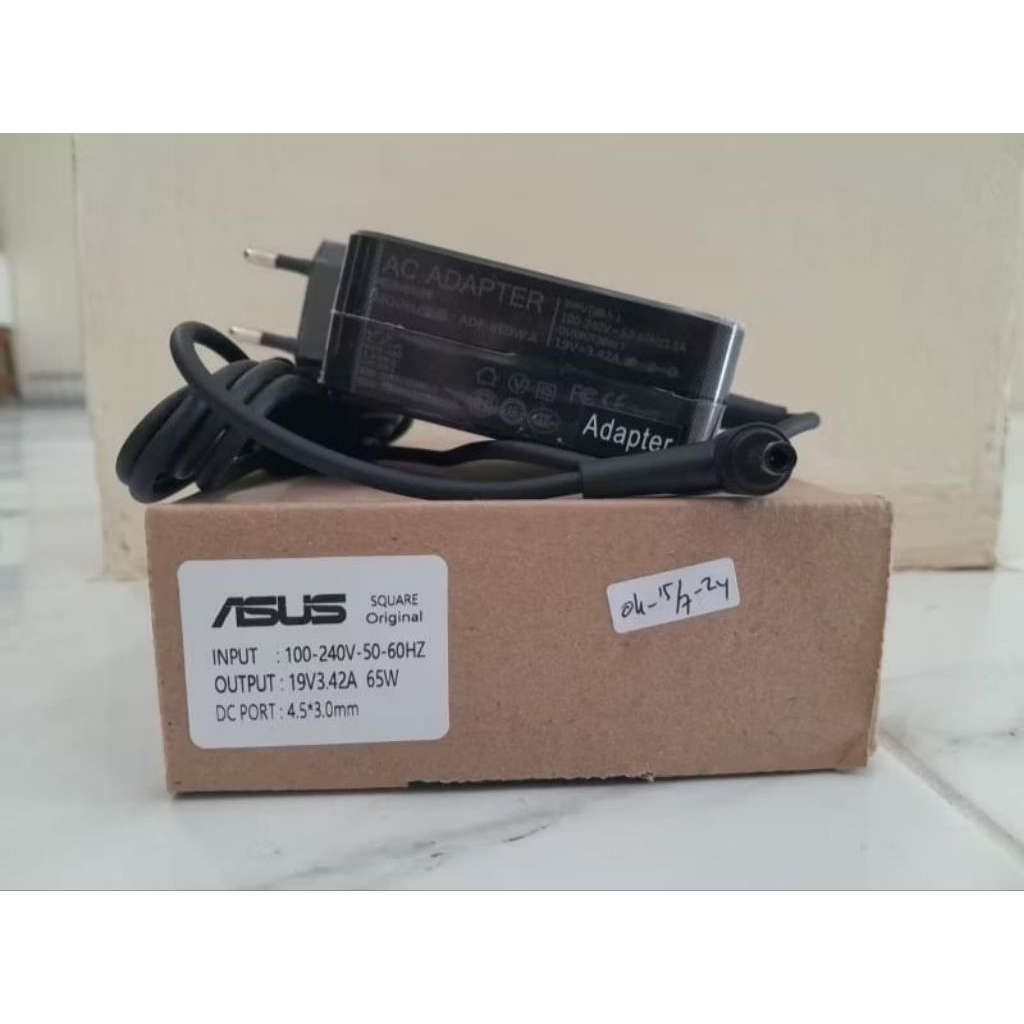 ต้นฉบับ ASUS 19V 3.42 A 65W DC 4.5 x 3.0 Asus Pro P2420L P2428L P2428LA P2430UA P2430UJ P2438U อะแดป