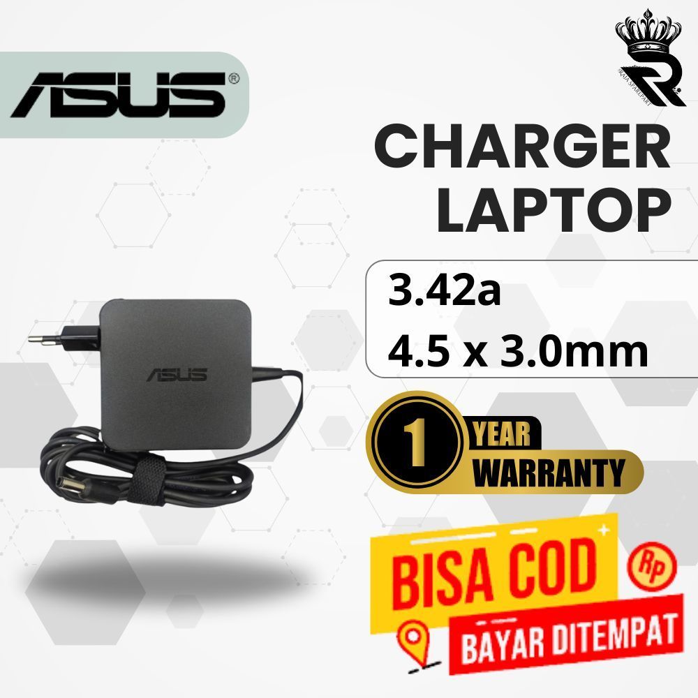 อะแดปเตอร์ชาร์จสําหรับ Asus Pro P5440 P5440F P5440FA P5440FF P5440U P5440UA 3.42A แล็ปท็อป 4.5x3.0 ม