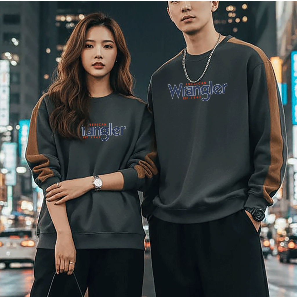 เสื้อสเวตเตอร์คอกลมจัมโบ้สําหรับผู้ชายและผู้หญิง SML XL 2XL 3XL 4XL 5XL