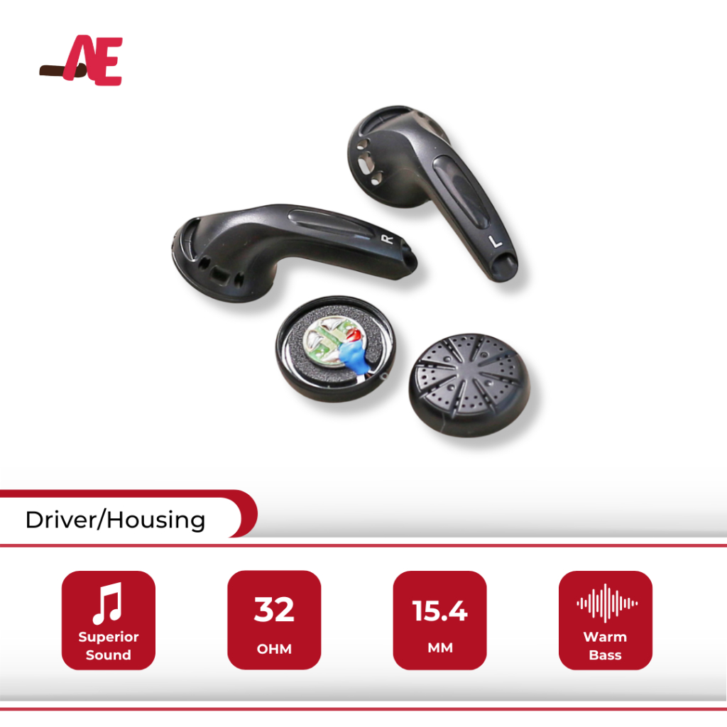 Housing/Driver Unit MX500 32 ohm High Performance 15.4mm Warm Bass