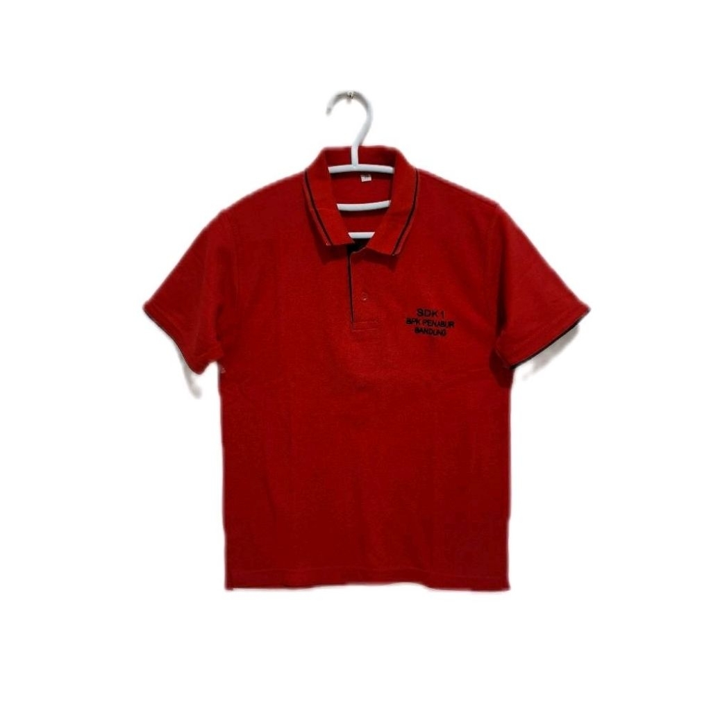 MERAH เสื้อโปโล/เสื้อคอปก sdk 1pk penbur สีแดง ไซส์ 10