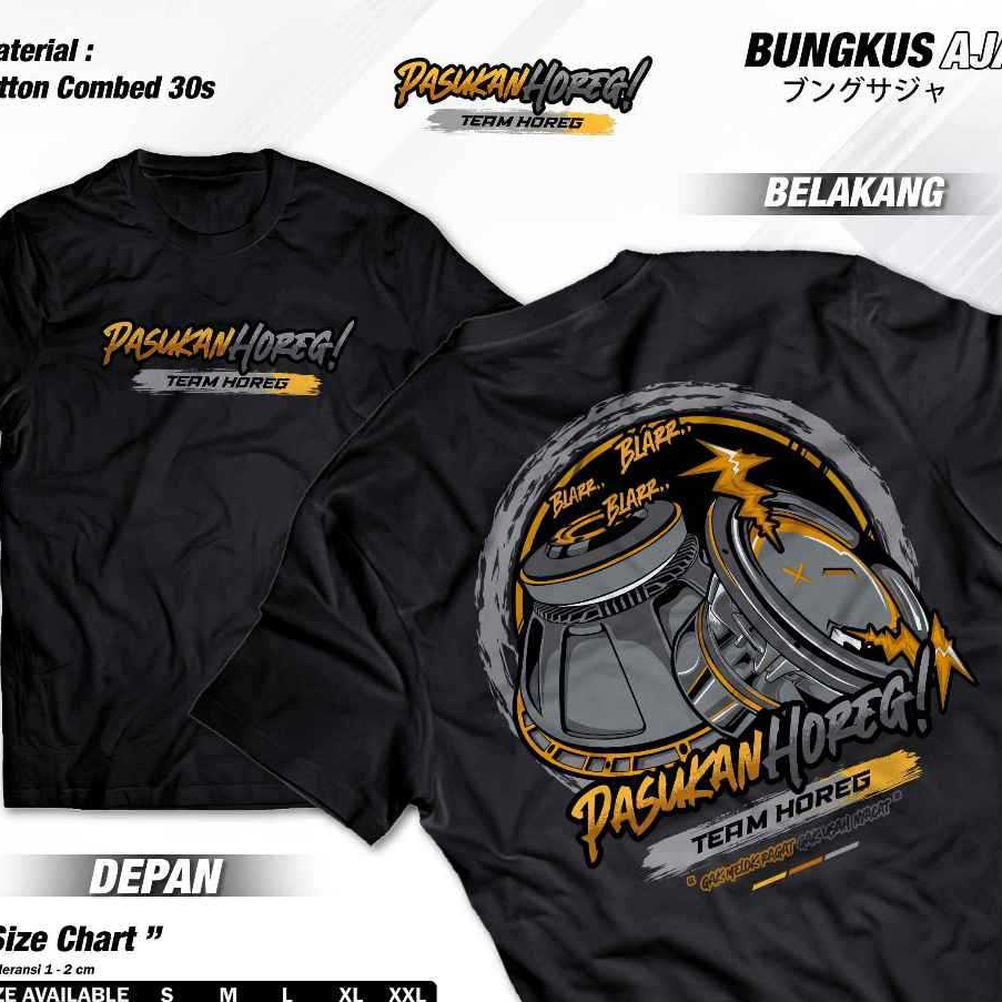 Horeg Team Sound System Speaker T-Shirt Operator Sound System Engineer T-Shirt - เสื้อยืด Soundman