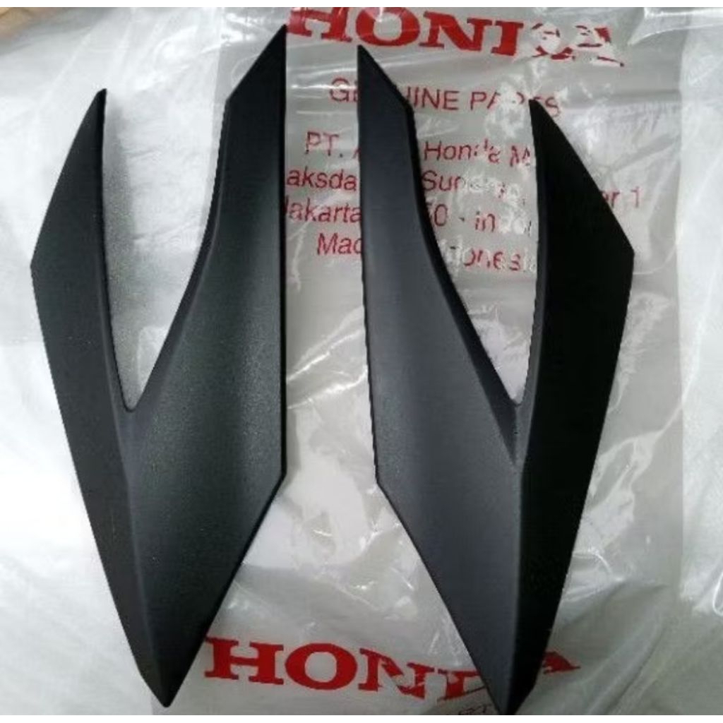 Cowl LR เปลือกหน้าข้างหน้า Honda Sonic 150 RS 150 สีดําด้าน