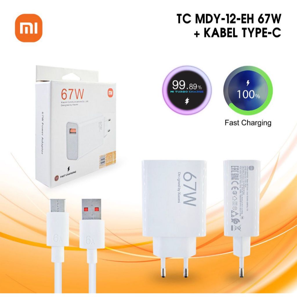 XIAOMI MI 67W MDY-12-EH TYPE C CHARGER