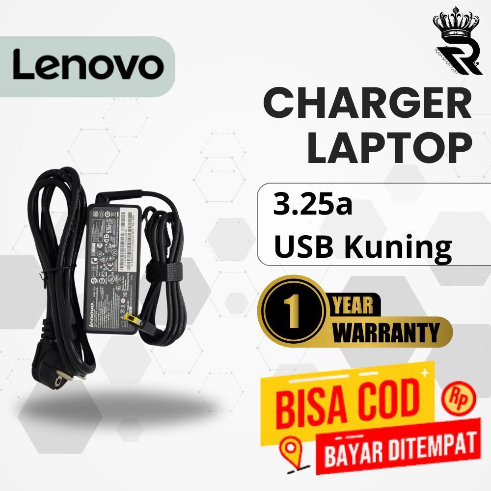 อะแดปเตอร์ชาร์จสําหรับ Lenovo V330-14ARR V330-14AST V330-14ACL V330-14IKB 65W 3.25A USB แล็ปท็อป