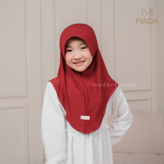 Hijab Bergo Hamidah Anak Pinguin Jilbab Anak Perempuan Hijab Anak Sekolah SD Jersey Jilbab Anak Alika