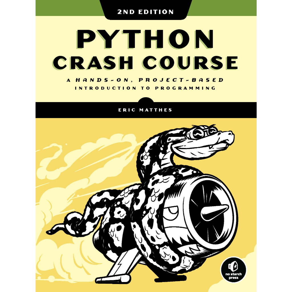 หนังสือ Eric Matthes - Python Crash Course (มือสอง)