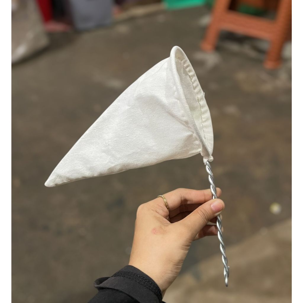 TEA / COFFEE / THAI TEA / SOY MILK / THICK & THIN CLOTH STRAINER / WARKOP STRAINER - !!