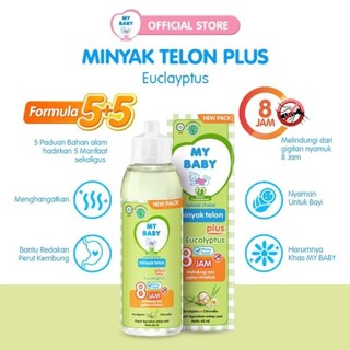 My Baby minyak telon plus 150ml tahan 8jam