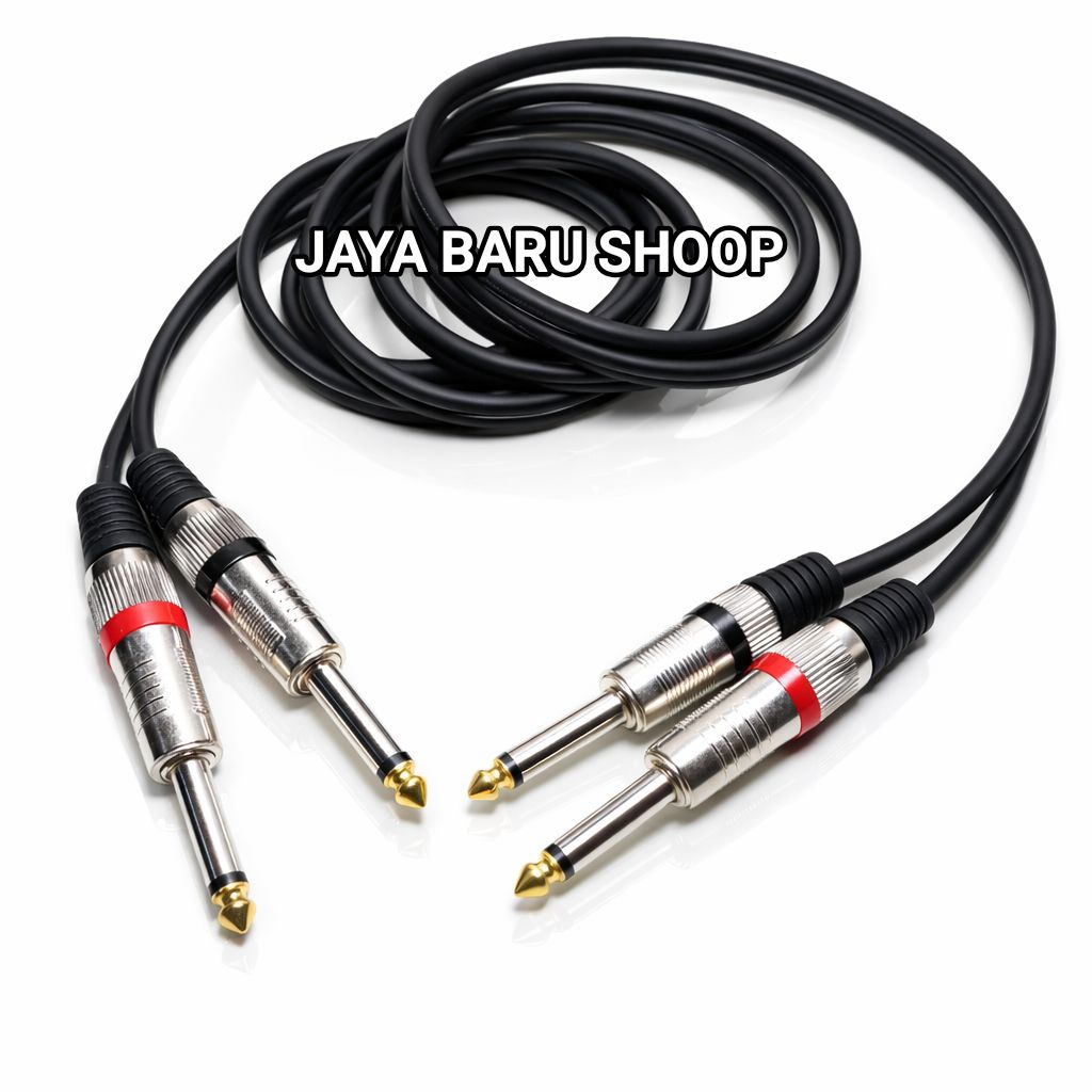 MAKITA akai mono to kai mono jack cable one set คู่ L&R