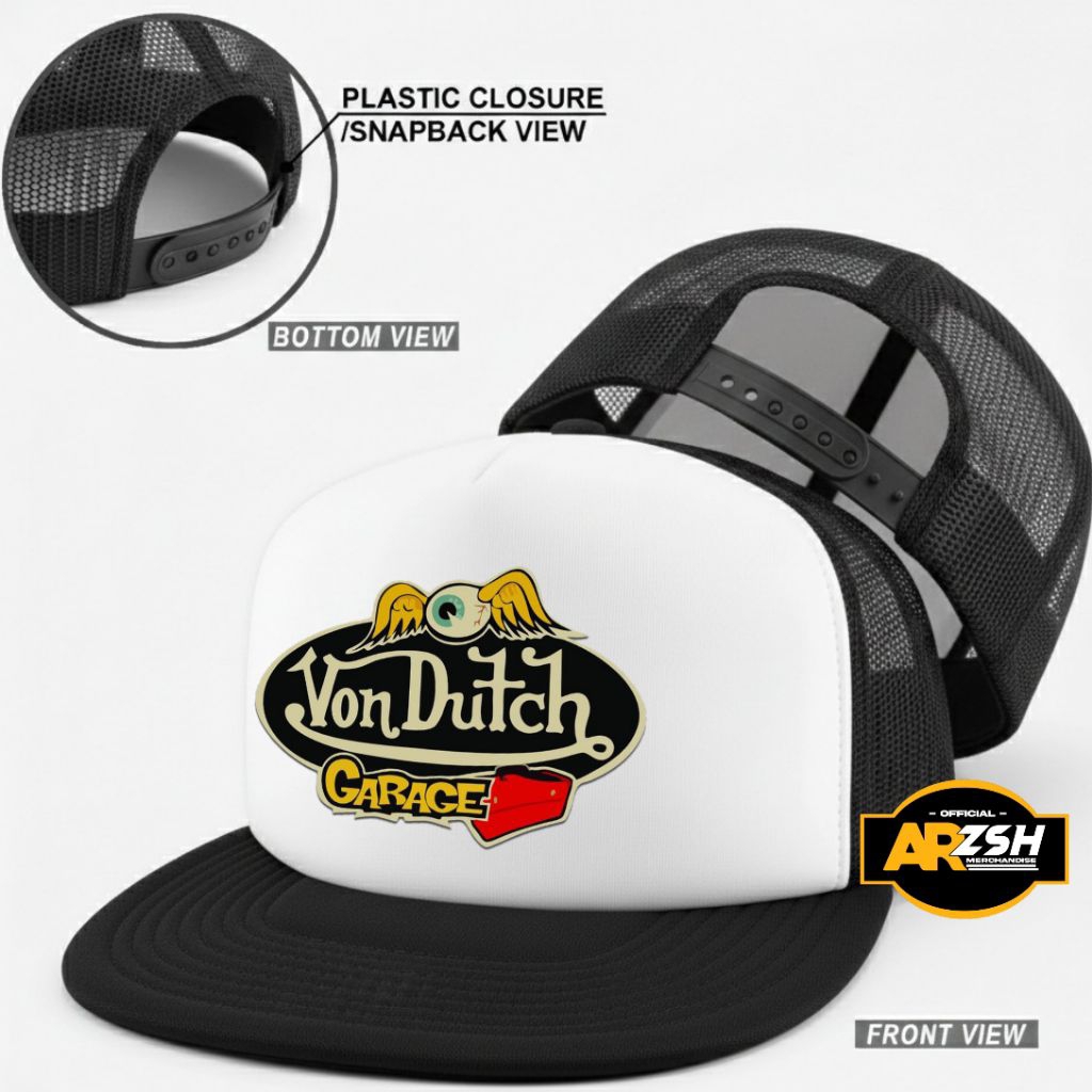Vondut Snapback Trucker Hat - หมวกตาข่าย Snapback แฟชั่นชุดสําหรับผู้ชายและผู้หญิง - Snapback Trucke