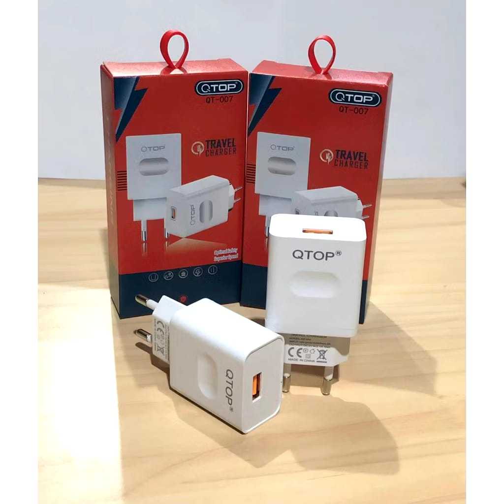 Qtop QT-007 2.1A Charger ADAPOT คุณภาพสูง 15W BATOK CHARGER