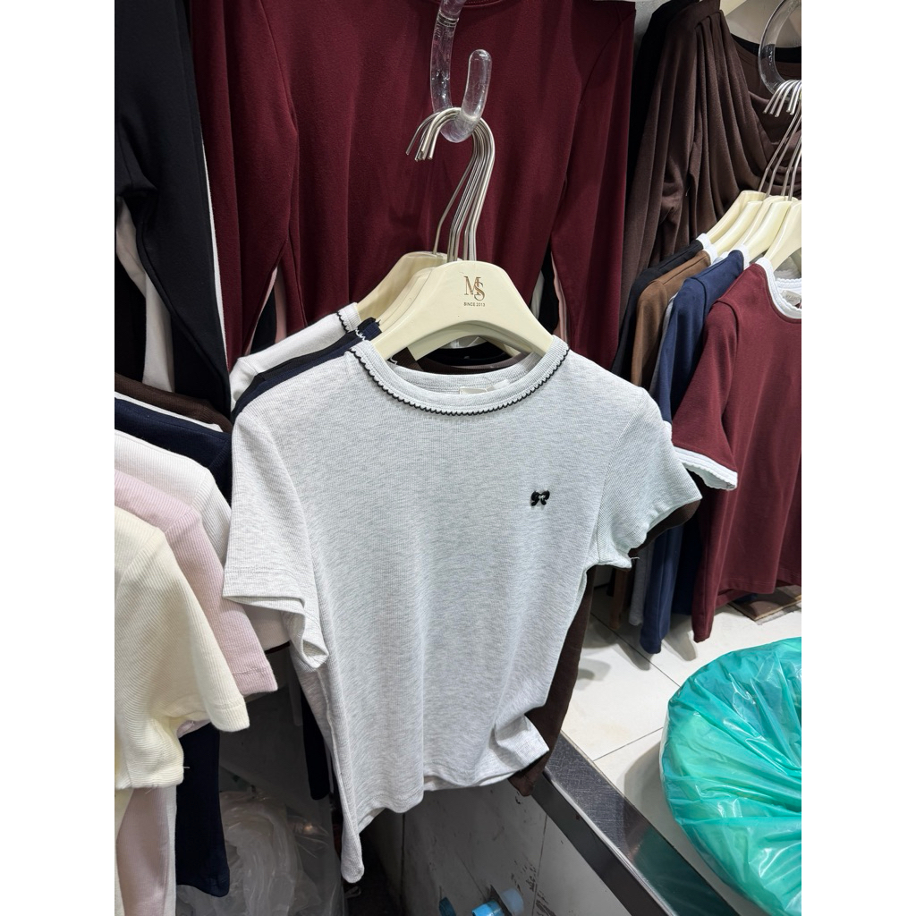 เสื้อยืด MY SHOP RIBBON TOP