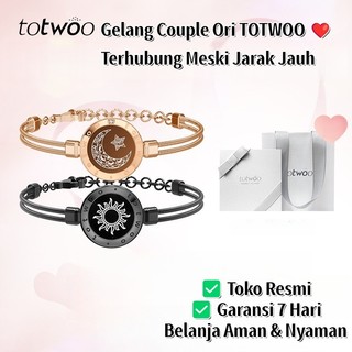 Totwoo Long Distance touch Light up&Vibrate Bracelets for Couples, Long Distance Relationship Gifts