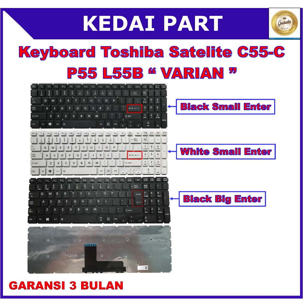 Toshiba P55 L55B P55D-C P55W-A P55W-B P55W-C สีดําสีขาวคีย์บอร์ด