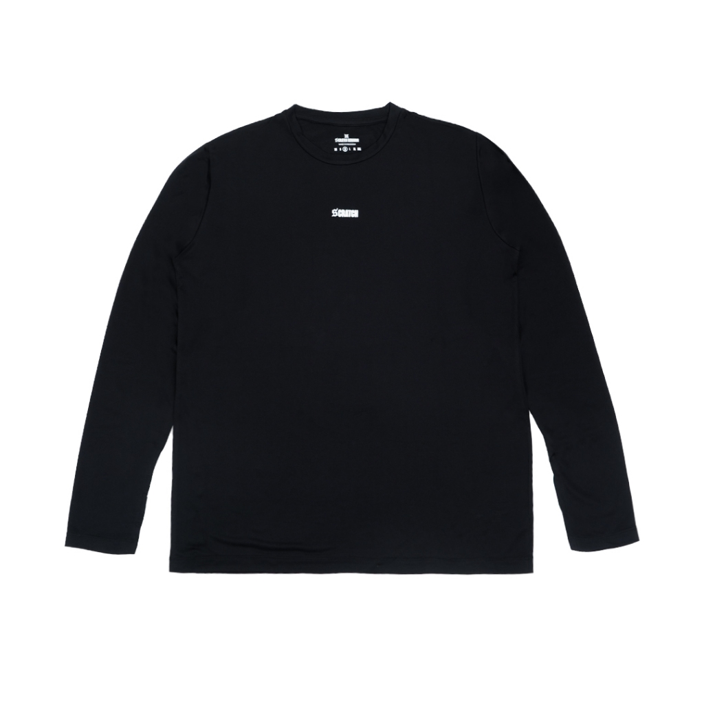 Scratchline Blackout Longsleeve Running Jersey Black Men