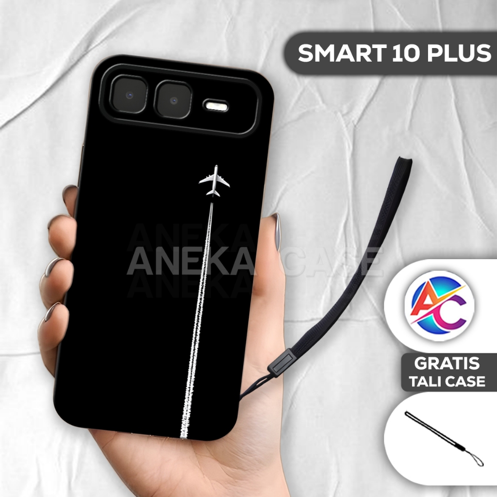 [AC81] [Case INFINIX SMART 10 PLUS] [Airplane Motif] [Smart 10 PLUS Softcase] [Smart 10 PLUS Silicon