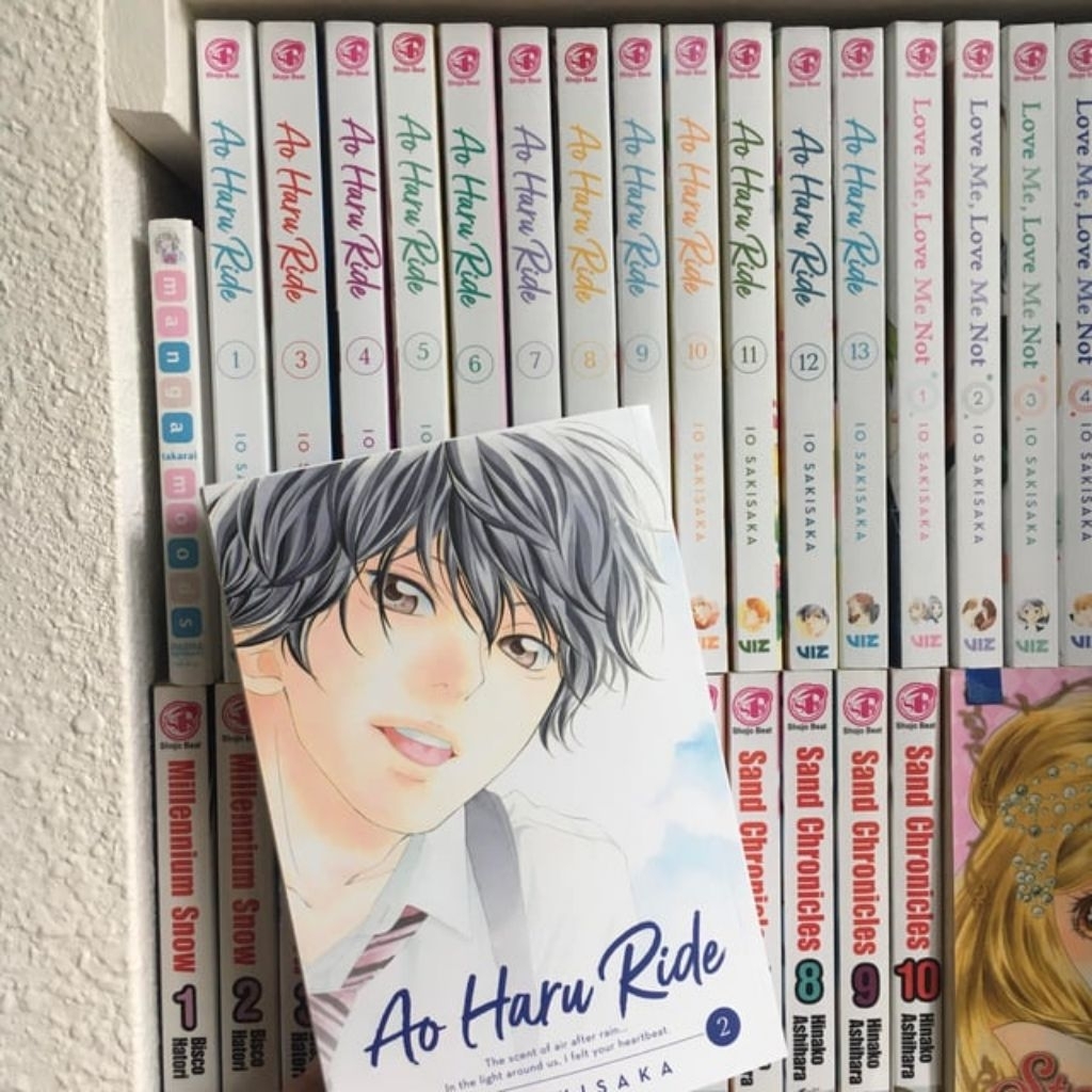 การ์ตูนมังงะนั่งฤดูใบไม้ผลิสีฟ้า / ao haru Ride ภาษาอังกฤษ 13 seies